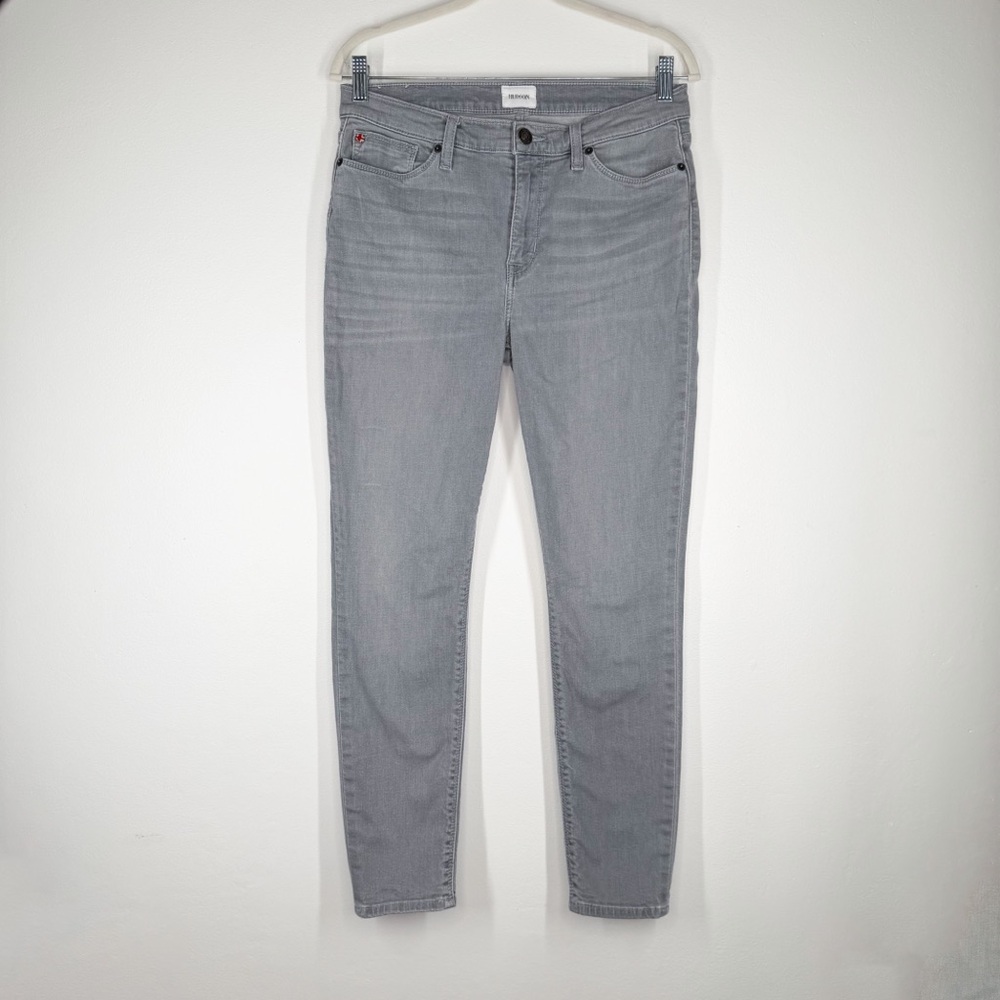 Hudson Natalie Super Skinny Mid Rise Ankle Gray Skinny Jeans Women’s Size 30